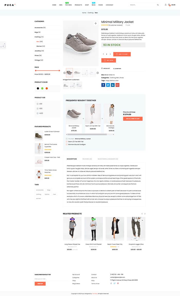 Puca WORDPRESS 外贸网站建设